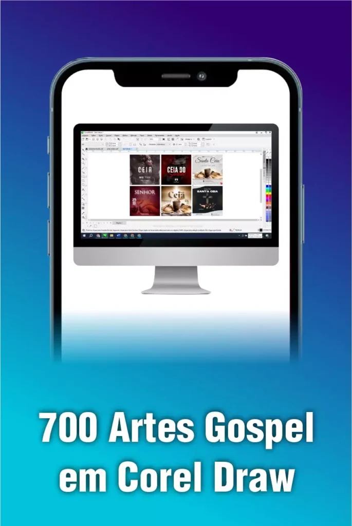 artes gospel em corel draw