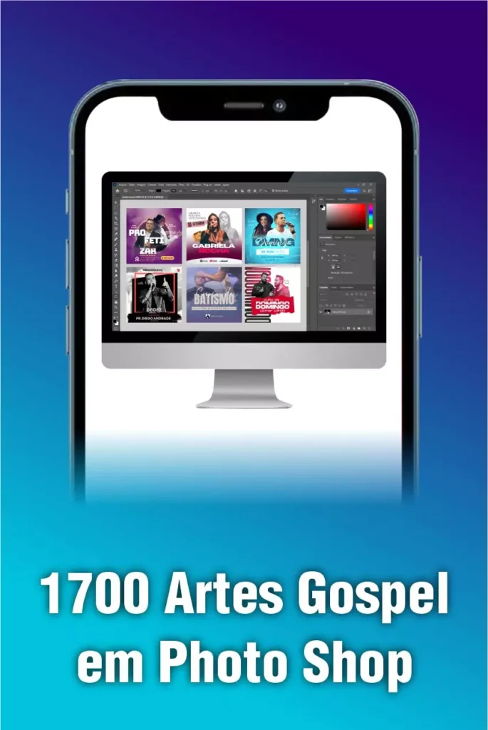 artes gospel em photo shop