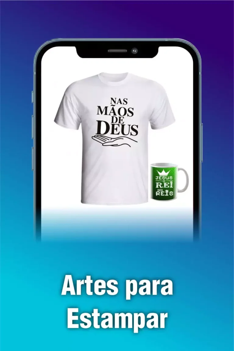 artes gospel para sublimação