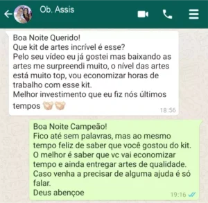 depoimento 1 kit de artes gospel