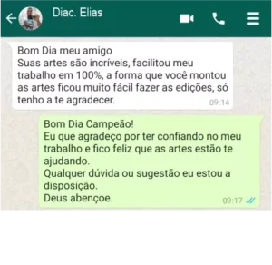 depoimento 4 kit de artes gospel