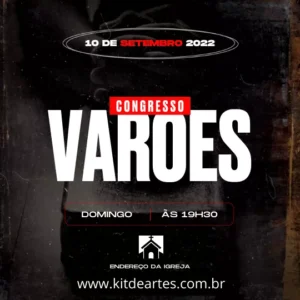 kit de artes culto de varoes